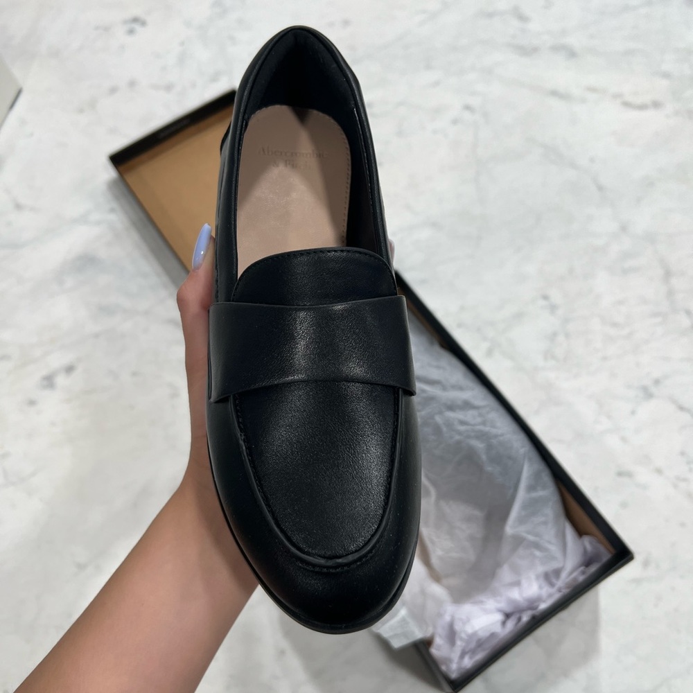 Abercrombie & Fitch Classic Black Loafers
